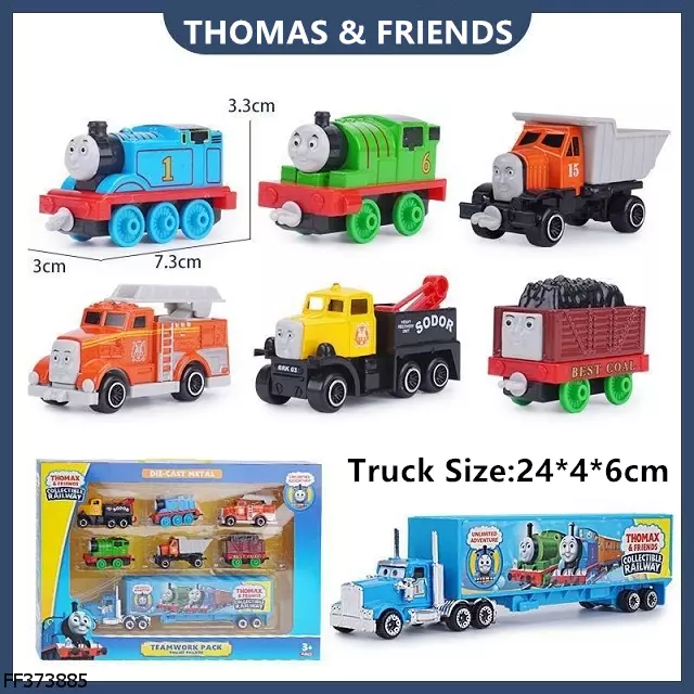 NEW 7pcs Thomas The Tank Engine & Friends Diecast Vehicle Truck Car Train Toy