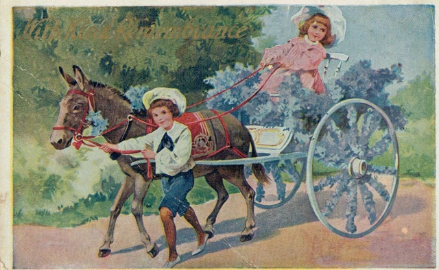 Carte Postale Bébé - Salutations - Petite Format - - Neuve 1909