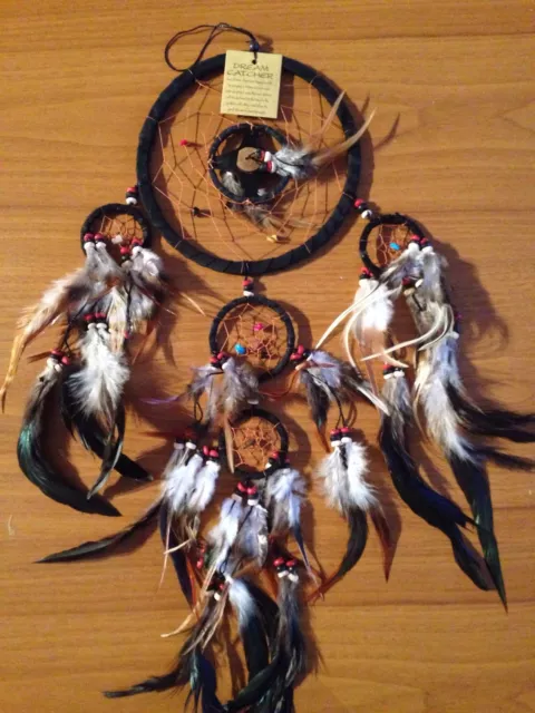 Acchiappasogni Indiani America USA Nativi Americani DREAMCATCHER diam 16,5 cm C3