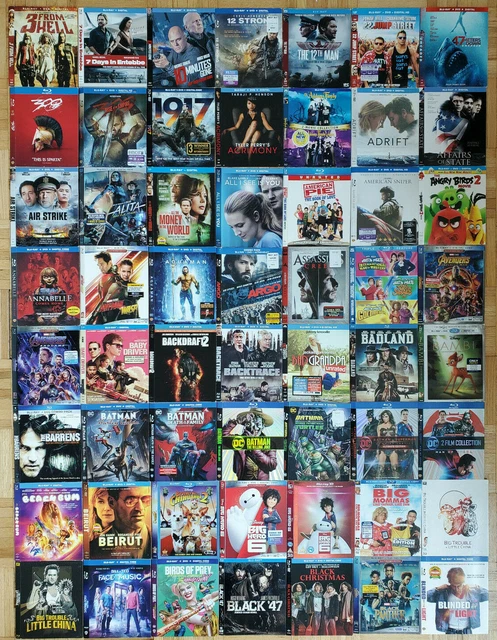 5x FOR $5 BLU-RAY SLIP COVERS (AKA Sleeves or O-Rings) No Discs, slips only!