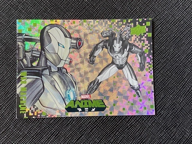 2020 UD Marvel Anime Peach Momoko War Machine Hyper Mosaic Foil Parallel Card