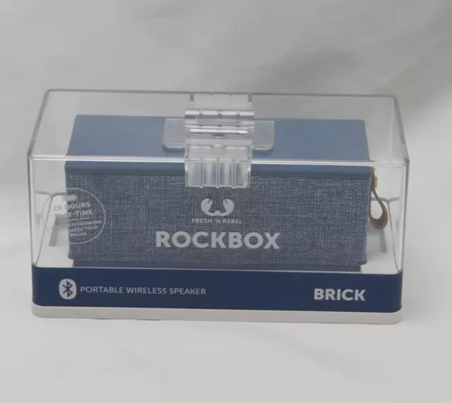 Fresh N Rebel Rockbox Brick Fabriq Edition  In Blue -