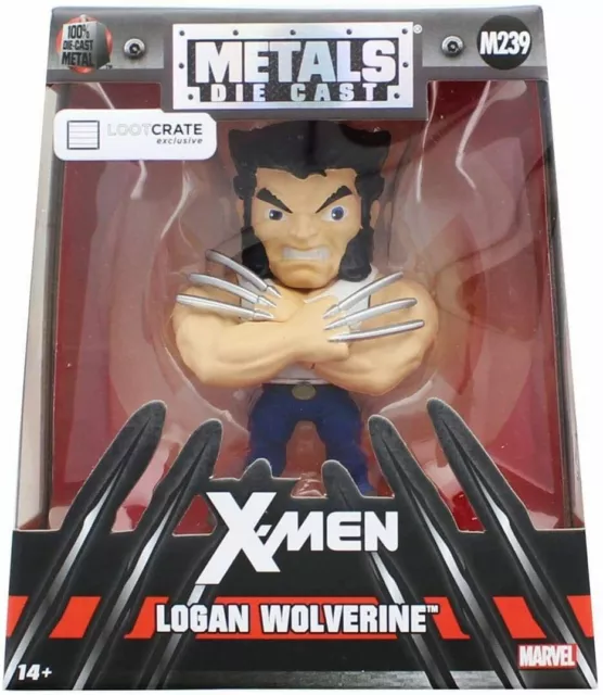 Figurine exclusive Marvel Logan Wolverine Die Cast Metal X-Men