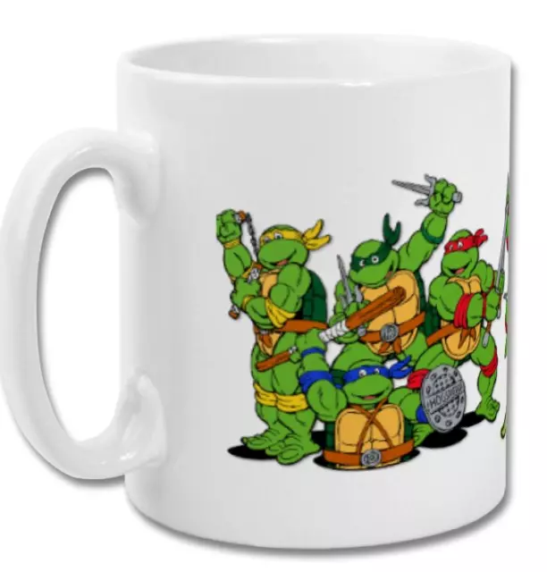 Turtles Tmnt Ceramic Mug Cup Gift Present Girls Boys Kids Dishwasher Safe 3