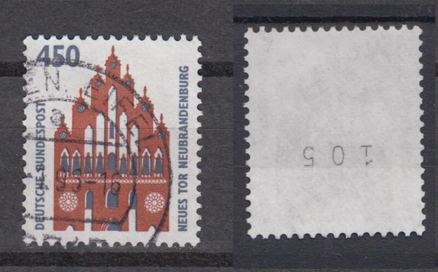 Bund 1623 RM mit ungerader Nummer SWK 450 Pf gestempelt /2