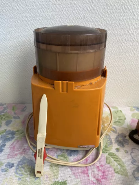ancien robot moulinex type 127 orange 800w mixeur hachoir