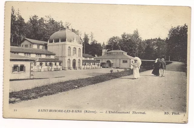 saint-honoré-les-bains  l'etablissement thermal