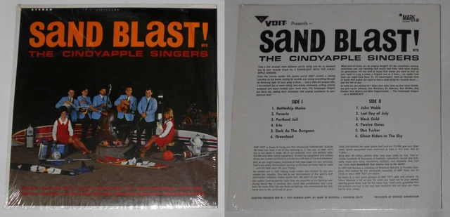 The Cindyapple Singers - Sand Blast  - U.S 12" LP vinyl still in plastic