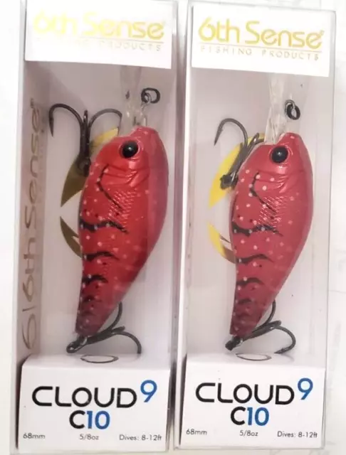2 6TH SENSE Cloud 9 C20 Deep Diving Crankbaits 3 1/2 Fishing Lures $10.00  - PicClick