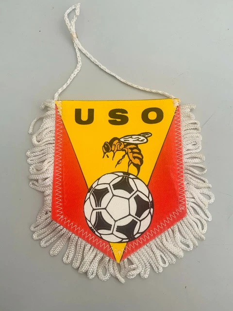 Fanion Vintage AS Cannes - Pennant Football Ancien, Club Français, Période Avant 2000