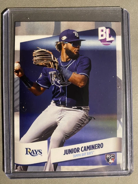 CARTA ROOKIE 2024 Junior Caminero Topps Big League RC Tampa Bay Rays ...
