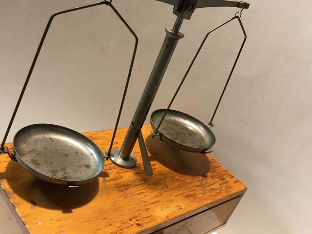 Original Waage Feinwaage Mit Gewichtssatz In Box 5