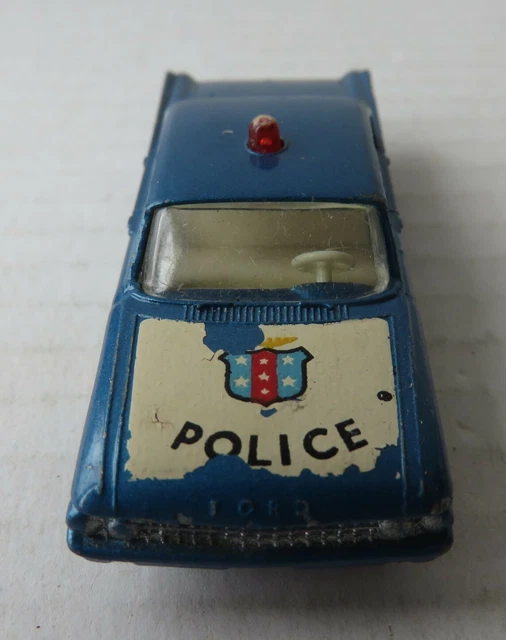 Matchbox Lesney Police Patrol Car Box 55 No Majorette No Hotwheels No