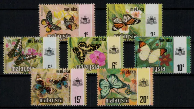 Malaiische Staaten Malakka; Schmetterlinge 1971 kpl. **  (12,-)