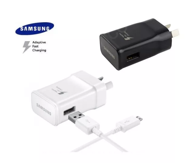 Genuine Samsung Galaxy S10/S9/S8 Note 10/9/8 Fast AC Wall Charger Adapter