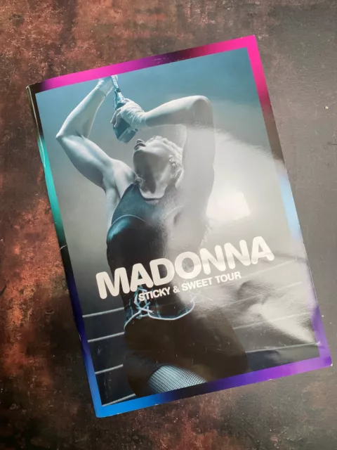 Madonna Sticky & Sweet Tour Programme With Bag