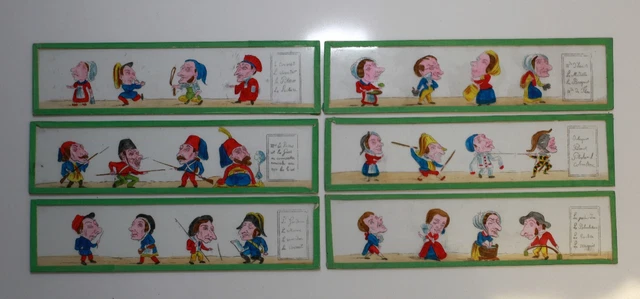 Lot de Plaques Photos Verre Peint Lanterne Magique le Petit Lot de Plaques Photos Verre Peint Lanterne Magique le Petit
