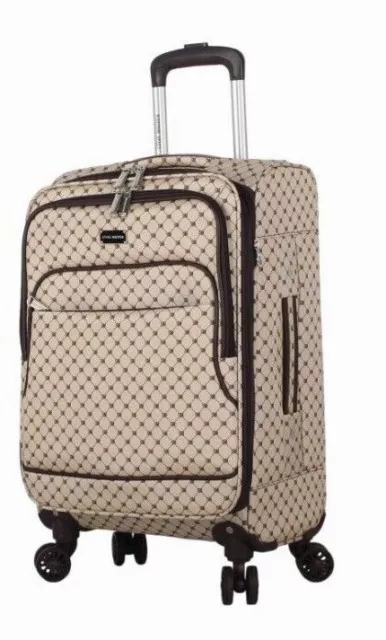 Steve Madden Lightweight Softside 20 Inch Carry On with 4-Rolling Spinner Wheels