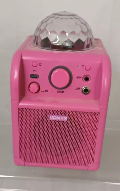 Altavoz de fiesta Vonyx 178.347 SB550P, karaoke, Bluetooth, luces de bola de discoteca, niños, A6