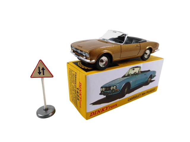 Peugeot 504 Cabriolet Dinky Toys 1423 Deagostini Voiture Miniature - DT055