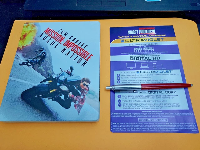 Mission: Impossible - Rogue Nation & Ghost Protocol Blu-ray***READ DESCRIPTION!!