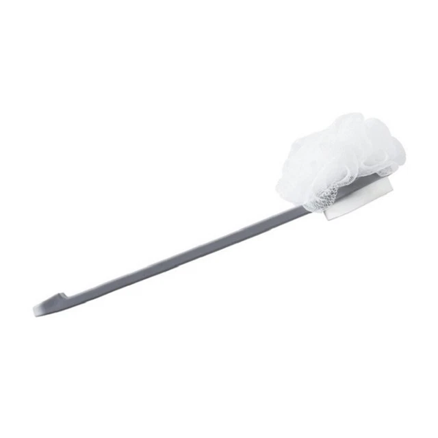 1 pieza Bath Scrubber cepillo de limpieza corporal masajeador de piel accesorios de baño (gris)