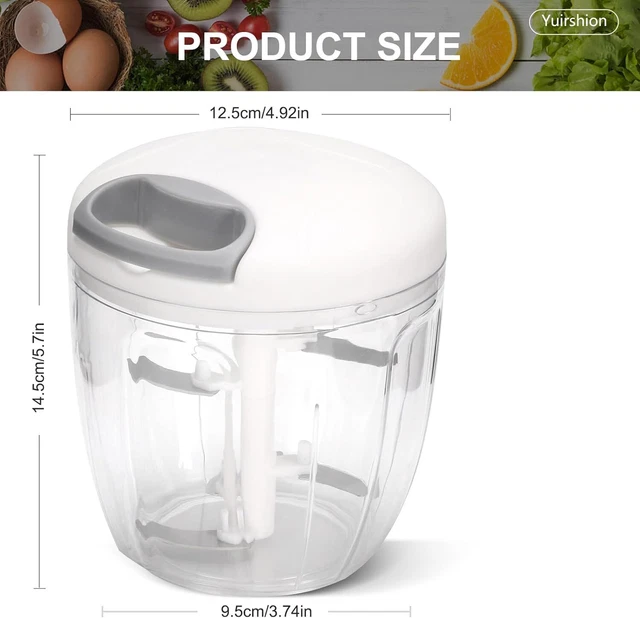 PULL STRING HAND Chopper Manual Food Processor To Slice Kitchen Tool