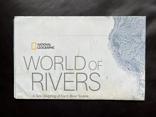 NATIONAL GEOGRAPHIC MAP Of Every River System - World Of Rivers - April ...