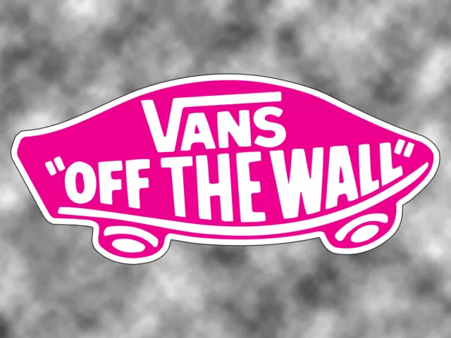 VANS "Off The Wall" Skateboard Vinyl Sticker Surf/Car/Skate/SK8