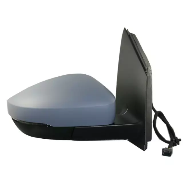 Wing Door Mirror Electric Adjust Heated Primed Cover For VW Polo Right Side
