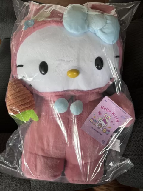 Easter Greeter Hello Kitty as Bunny with Carrot, Sanrio