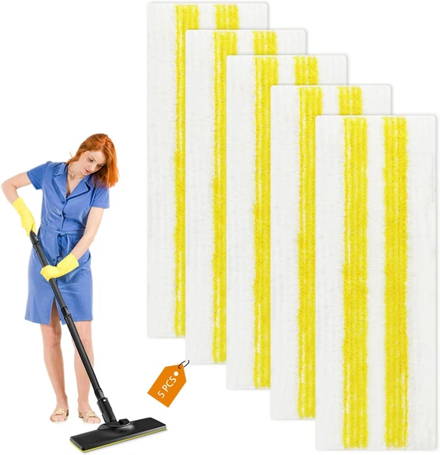 4 Panni Di Ricambio In Microfibra Per Scopa A Vapore Triangolare - Universali Per Ariete E Altre Marche - Foto 7