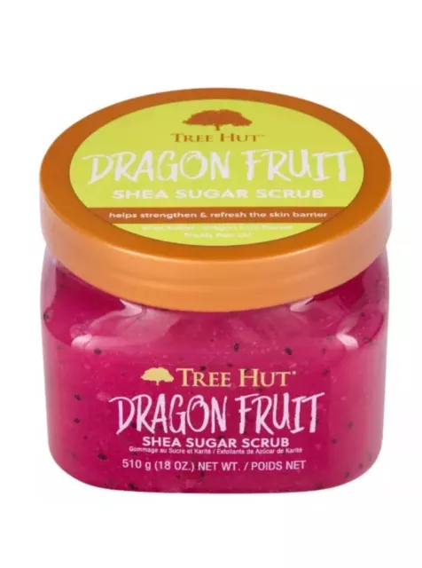 Tree Hut DRAGON FRUIT Body Scrub - 18 oz (Brand New) Hydrating Exfoliate 2024