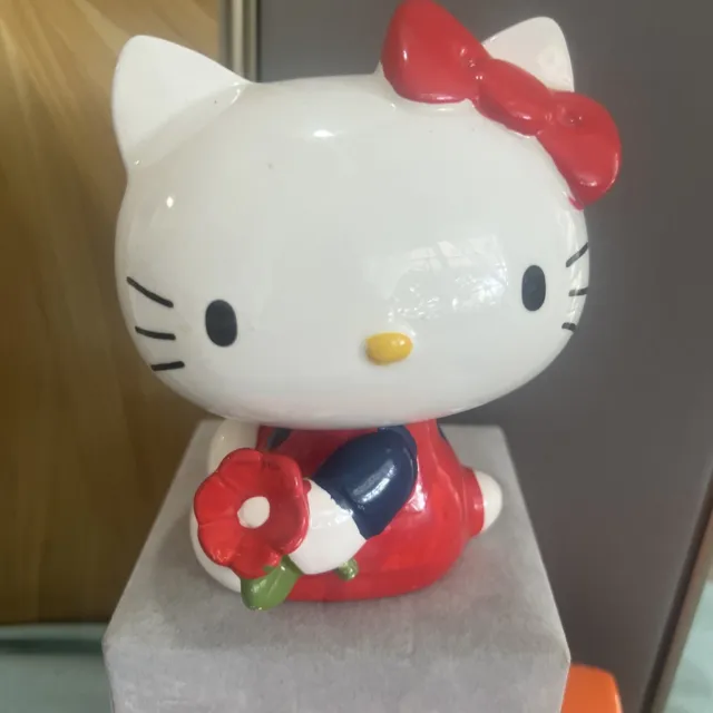 'Hello Kitty Ceramic Coin Bank Sanrio