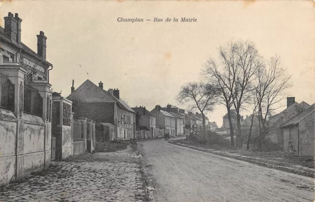 Cpa 91 Champlan / Rue De La Mairie