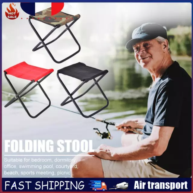 Folding Chair Portable Outdoor Folding Stool with Storage Bag for Ourdoor Picnic