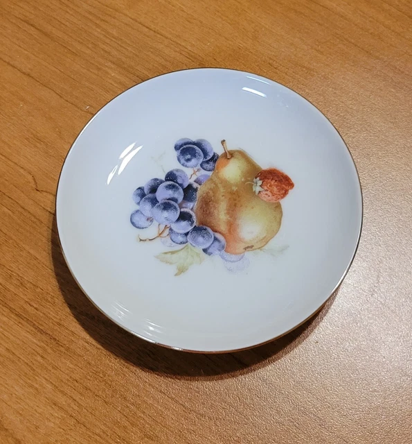 1 - Vintage Baronet China Eschenbach 4.25" Fruit Plate Made In Bavaria Germany