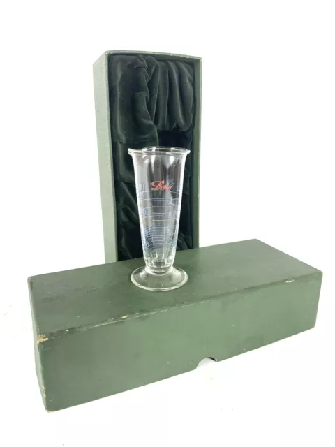 Lilly Beaker Glass Footed Graduated Cylinder Laboratory Chemistry 30 ML 1 oz VTG