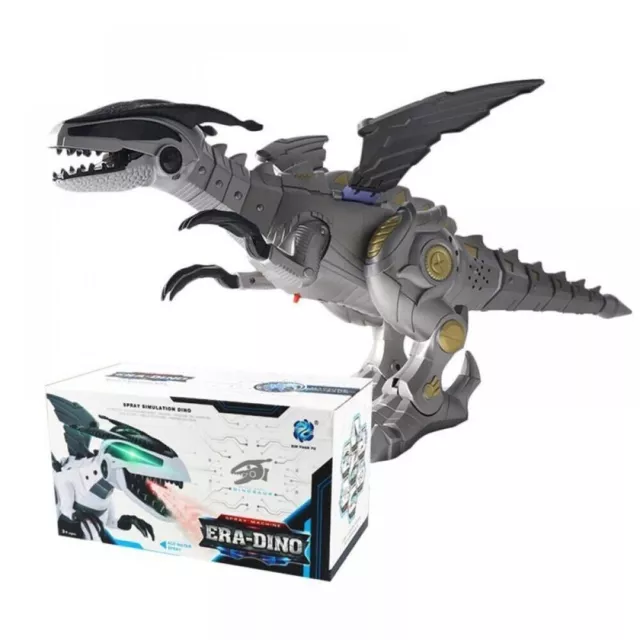 ERA DINO - Walking Mechanical Dragon Toy With Steam Fire Breathing