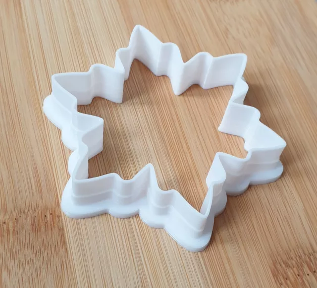 3D Printed Snow Flake Cookie Dog Treats Biscuit Pastry Fondant Cutter