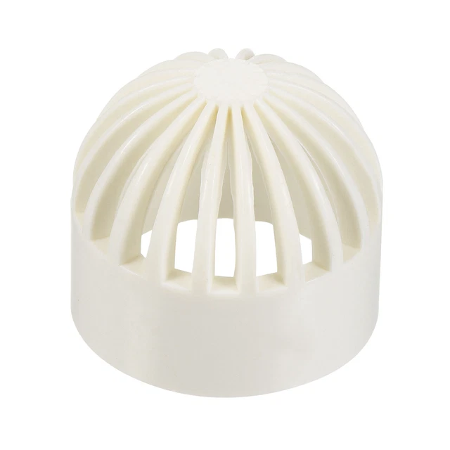 1Pcs 32mm ID Tank Filter Guard Cover Round PVC Intake Strainer Net Cap White