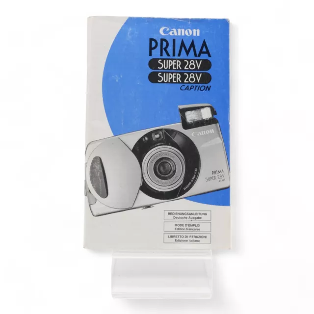 User Instructions Canon Prima Super 28V 28V Caption Instructions for Use