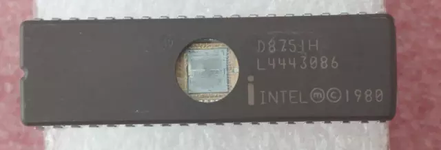 Intel - D8751H - 8-Bit Microcontroller - Ceramica Vintage - Gelöscht - Usato