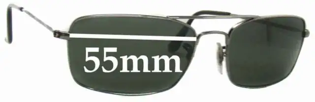 SFx Replacement Sunglass Lenses fits Ray Ban RB3309 - 55mm Wide