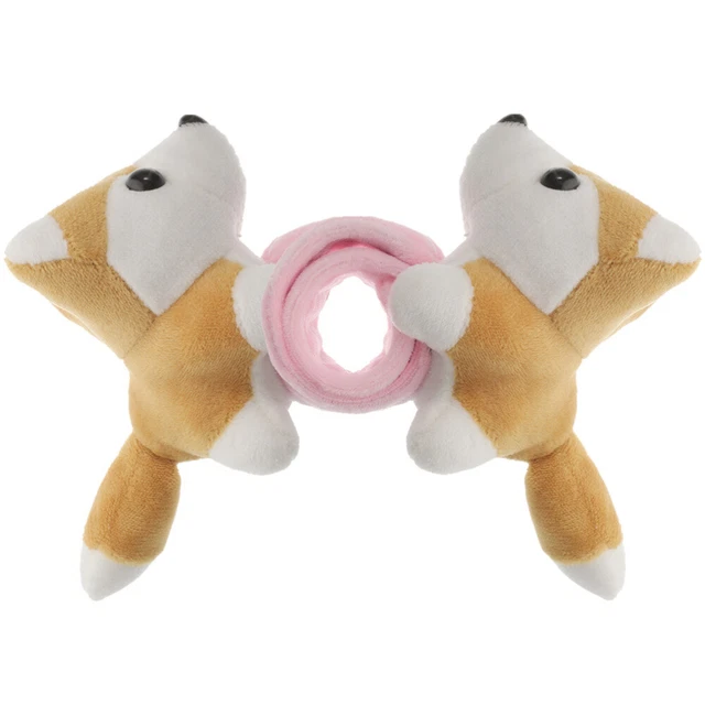 2 Pcs Bracelets À Pression Bracelet Cercle Peluches Bouton