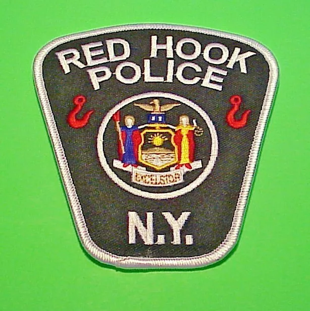 Red Hook  New York  Ny  4 1/4"  Police Patch  Free Shipping!!!