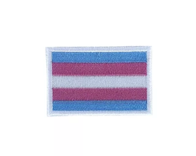 Patch aufnaher aufbugler applikation bügelbild transgender fahne flaggen fahne