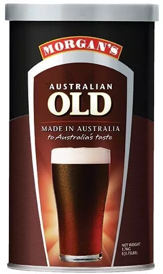 MORGANS AUSTRALIAN OLD  BEER HOME  BREW x3 CANS IN  PACK