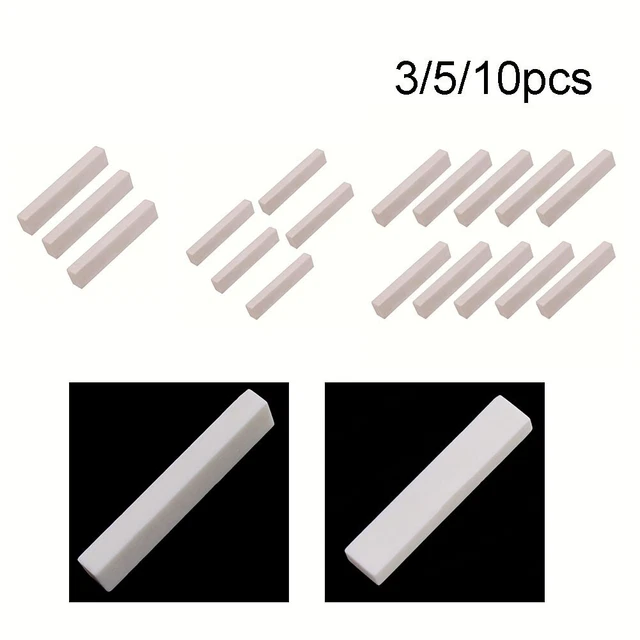 Dado Per Chitarra In Osso Alnicov - 5 Pezzi Per Chitarre Acustiche, Elettriche E Classiche | 52x10x6 Mm - Foto 2
