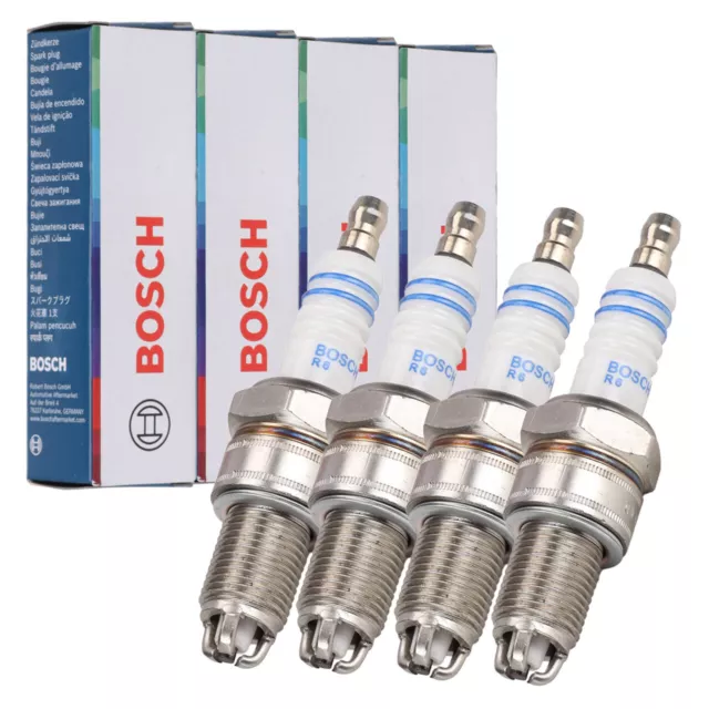 4x BOSCH 0242235664 WR7LTC+ Zündkerze für VW GOLF 2 3 4 PASSAT B3 B4 POLO VENTO